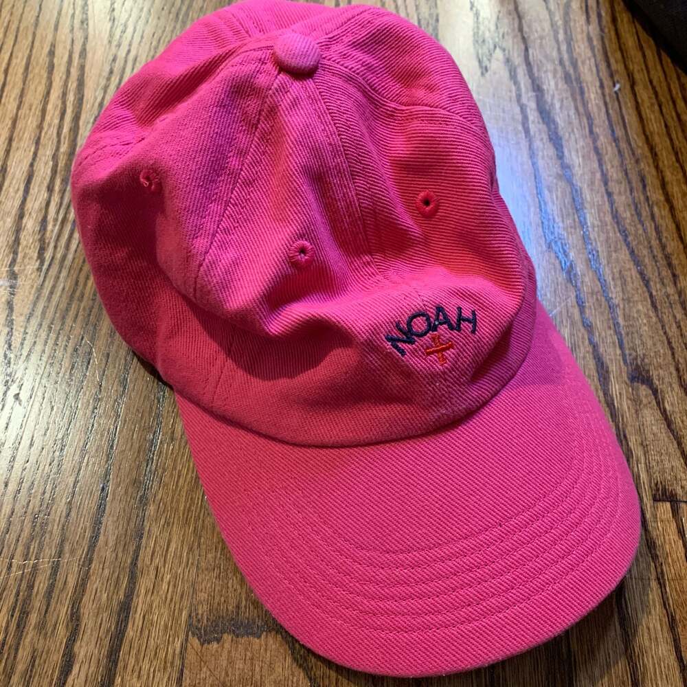 Noah Core Logo Cap Pink Canvas Hat